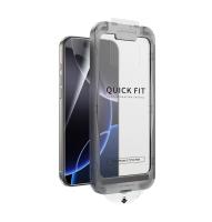 Стекло защитное KEEPHONE QUICK FIT 3D БЕЗ РАМКИ FULL GLUE с автоустановкой GLASS iPhone 17 AIR