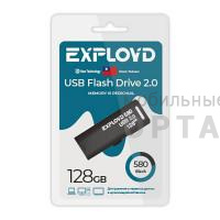 Флешка USB 128 Гб Exployd  580  чёрный