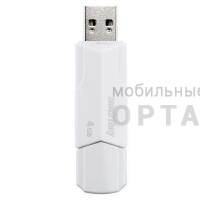 Флешка USB 4GB Smartbuy  Clue  белый Флешка USB 4GB Smartbuy  Clue  белый