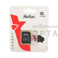 Карта памяти MicroSD 8GB Netac P500 Eco Class 10 + SD адаптер
